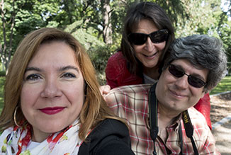 Carmen Borrego, Charo Alonso y Fernando Sánchez
