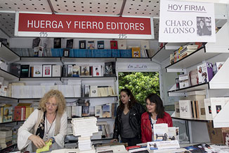 El stand de Huerga y Fierro Editores