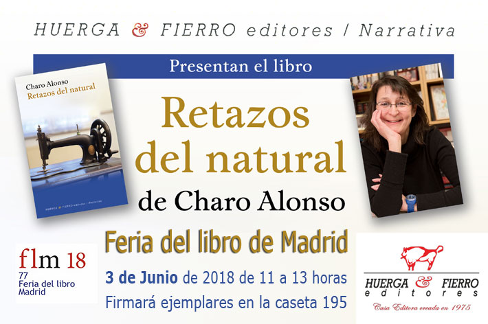 Presentación de Retazos Del Natural en la Feria del Libro de Madrid