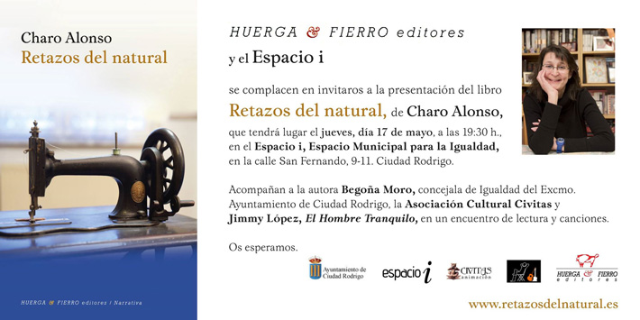 Presentación de Retazos Del Natural en Ciudad Rodrigo